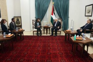 Marking the end of her tenure as Representative of India to Palestine, Ms. Renu Yadav called on H.E. Mr. Mahmoud Abbas, President of the State of Palestine
